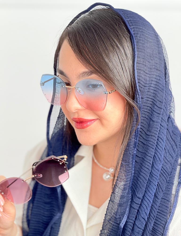 عینک شیشه رنگی2