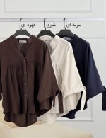 شومیز جلو چین دار3