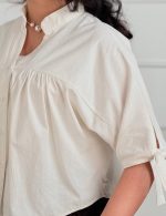 شومیز جلو چین دار5